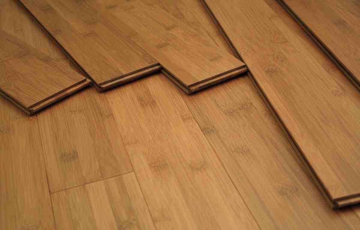 What are the 3 types of bamboo flooring construction?
