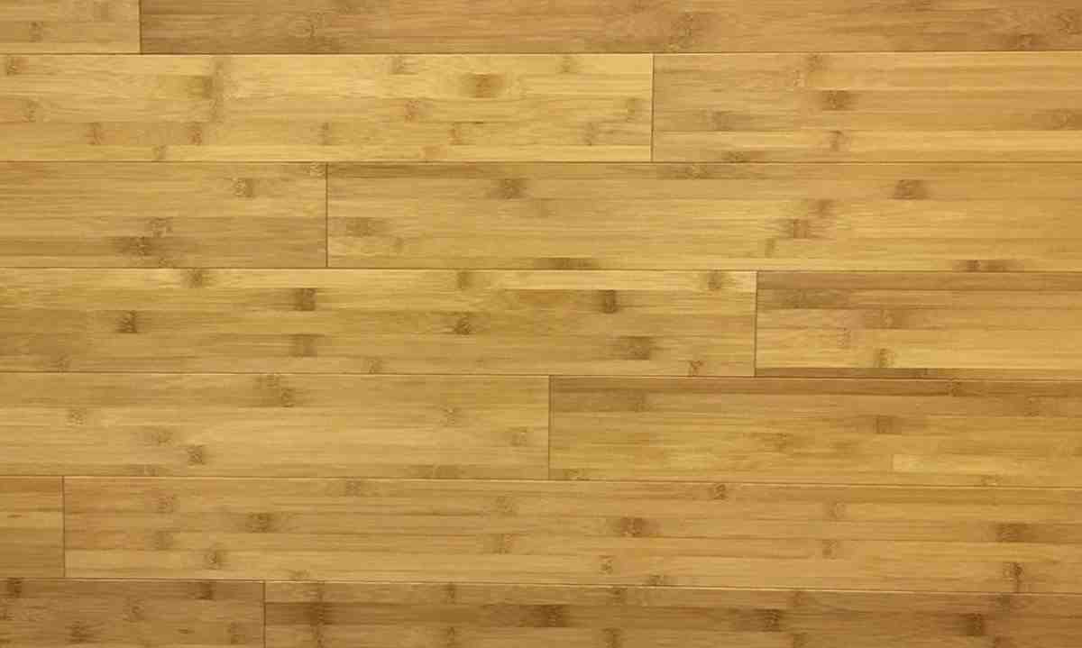 How do you clean and shine bamboo floors?