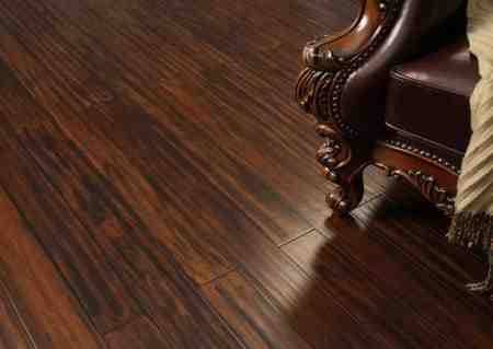 How do you mop engineered bamboo flooring?