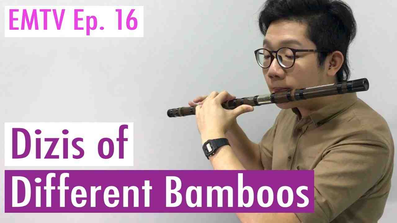 What are the notes on a bamboo flute?
