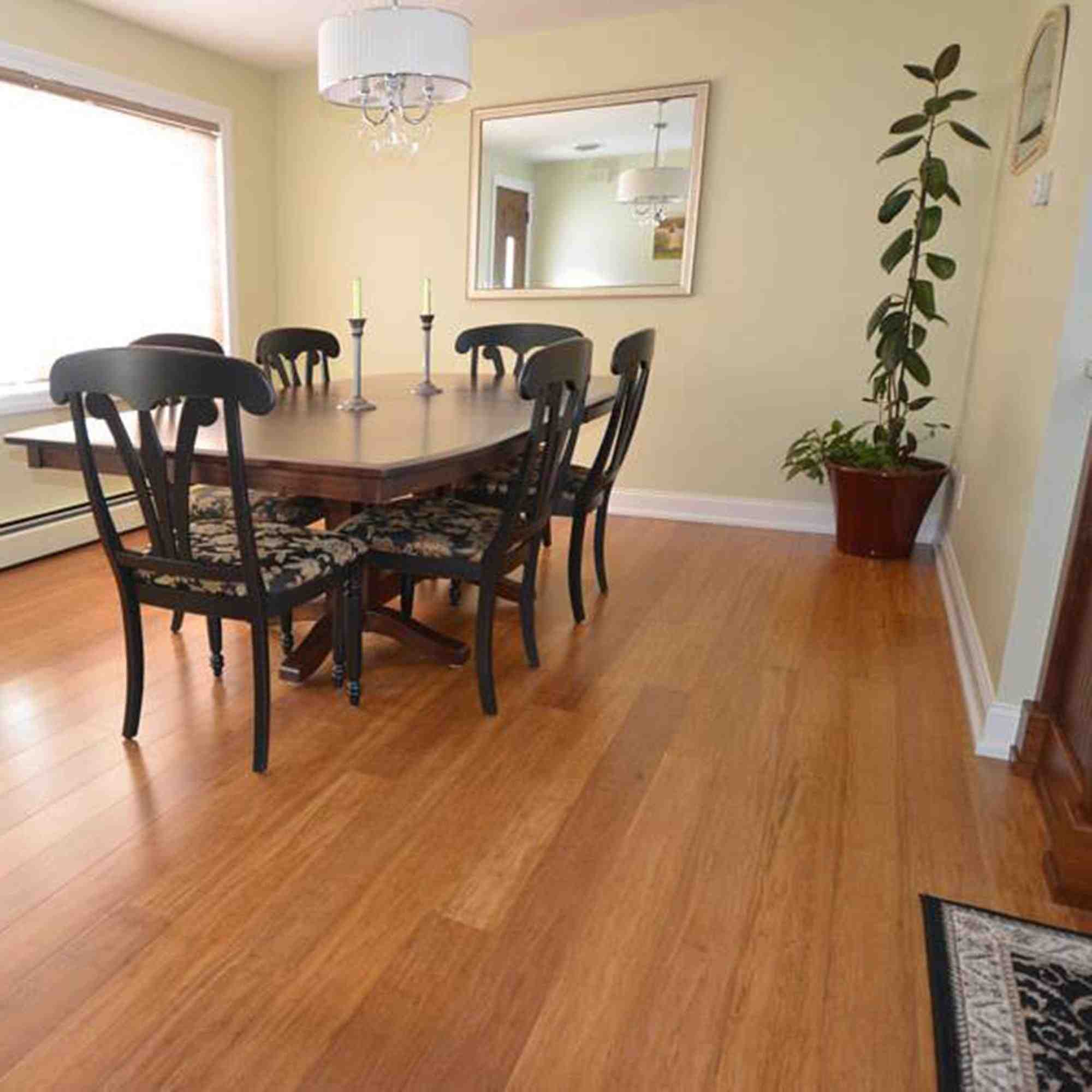What is the thickness of Cali bamboo flooring?