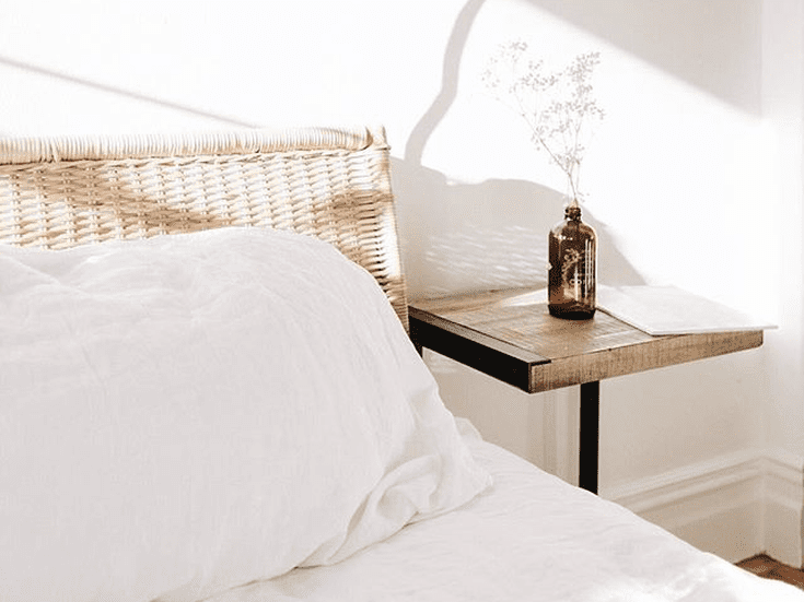 How do you get body oil out of bamboo sheets?