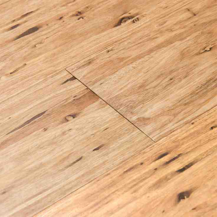 How do you clean engineered bamboo flooring?