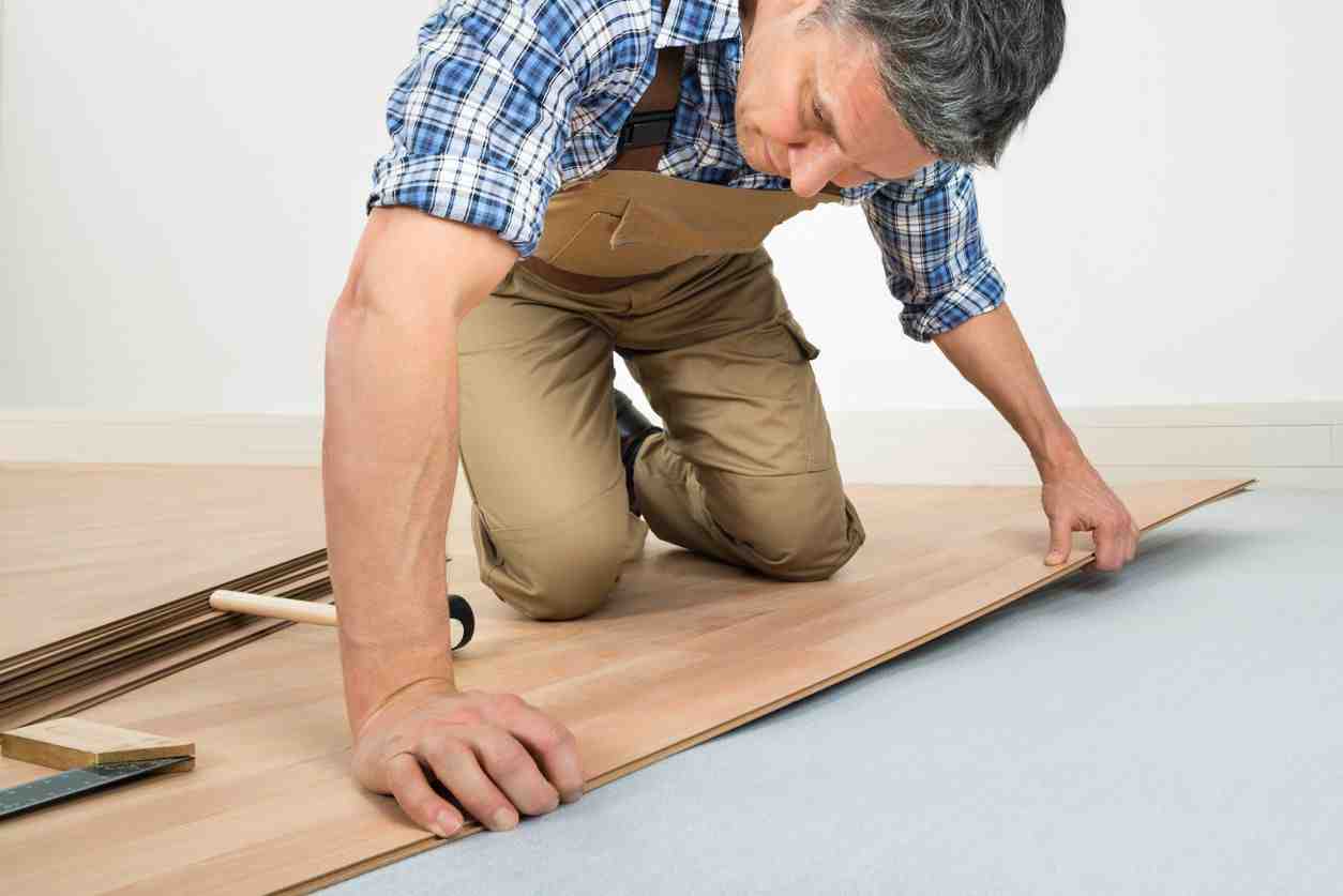 How do you install bamboo flooring on concrete?