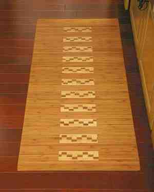 How do you make a moss bath mat?