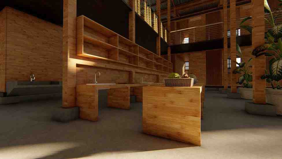 What are the advantages of living in a bamboo house?