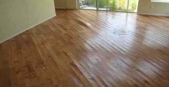 What causes a wooden floor to warp?