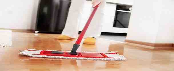 What is bamboo flooring finished with?