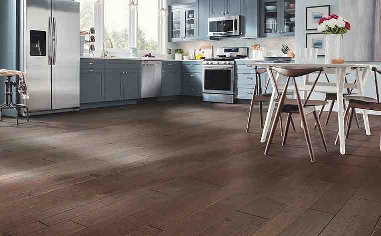 What is the easiest kitchen floor to maintain?