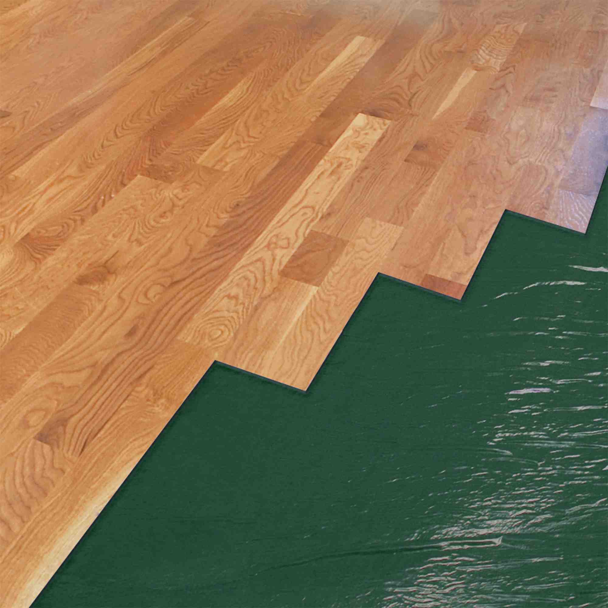 Can I nail down a floating floor?