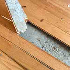 How do you fix a bowed floor?