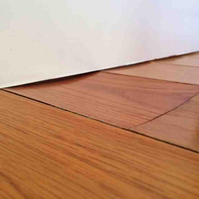 How do you fix cupped bamboo flooring?