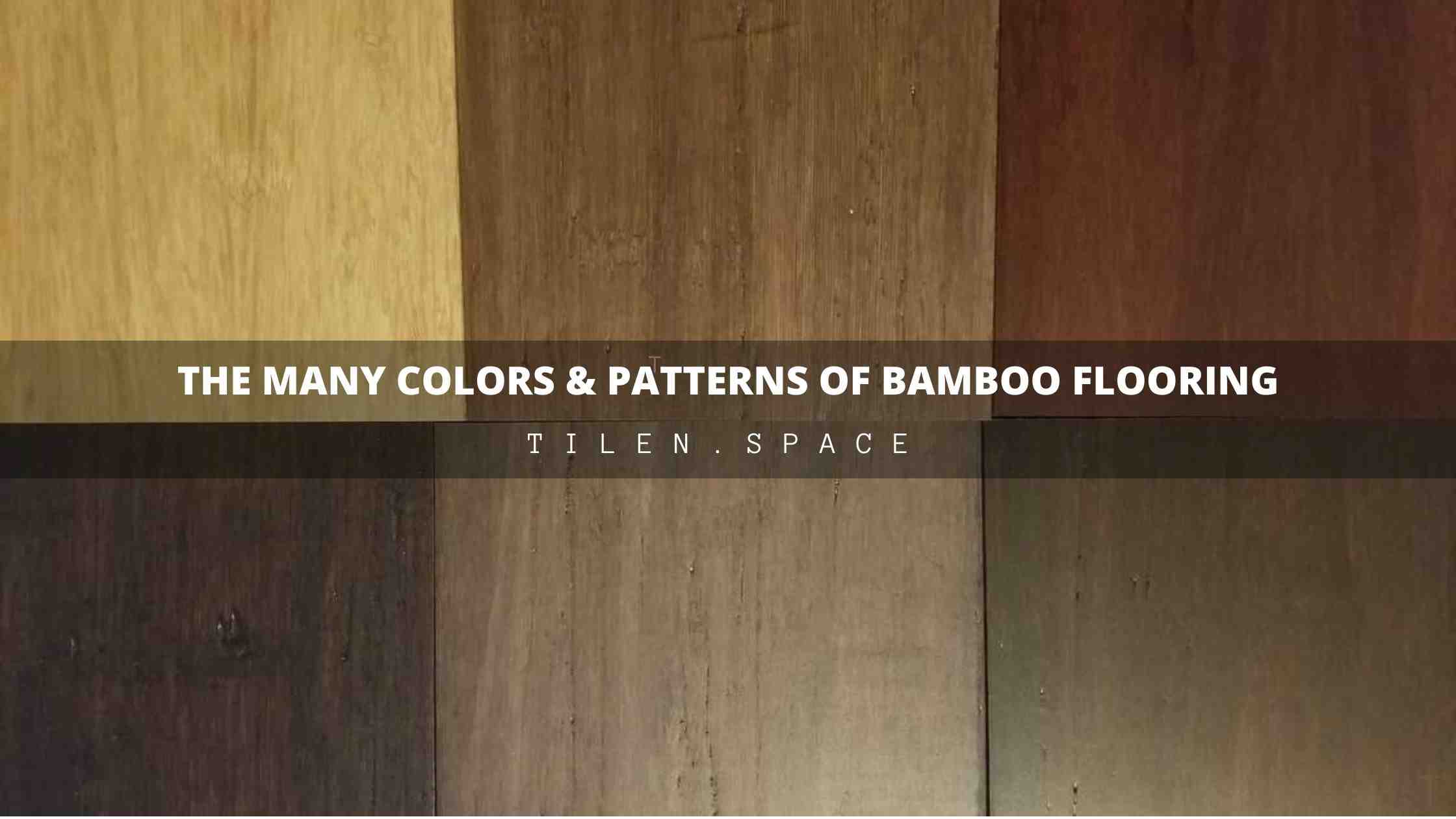 Can bamboo be stained dark?