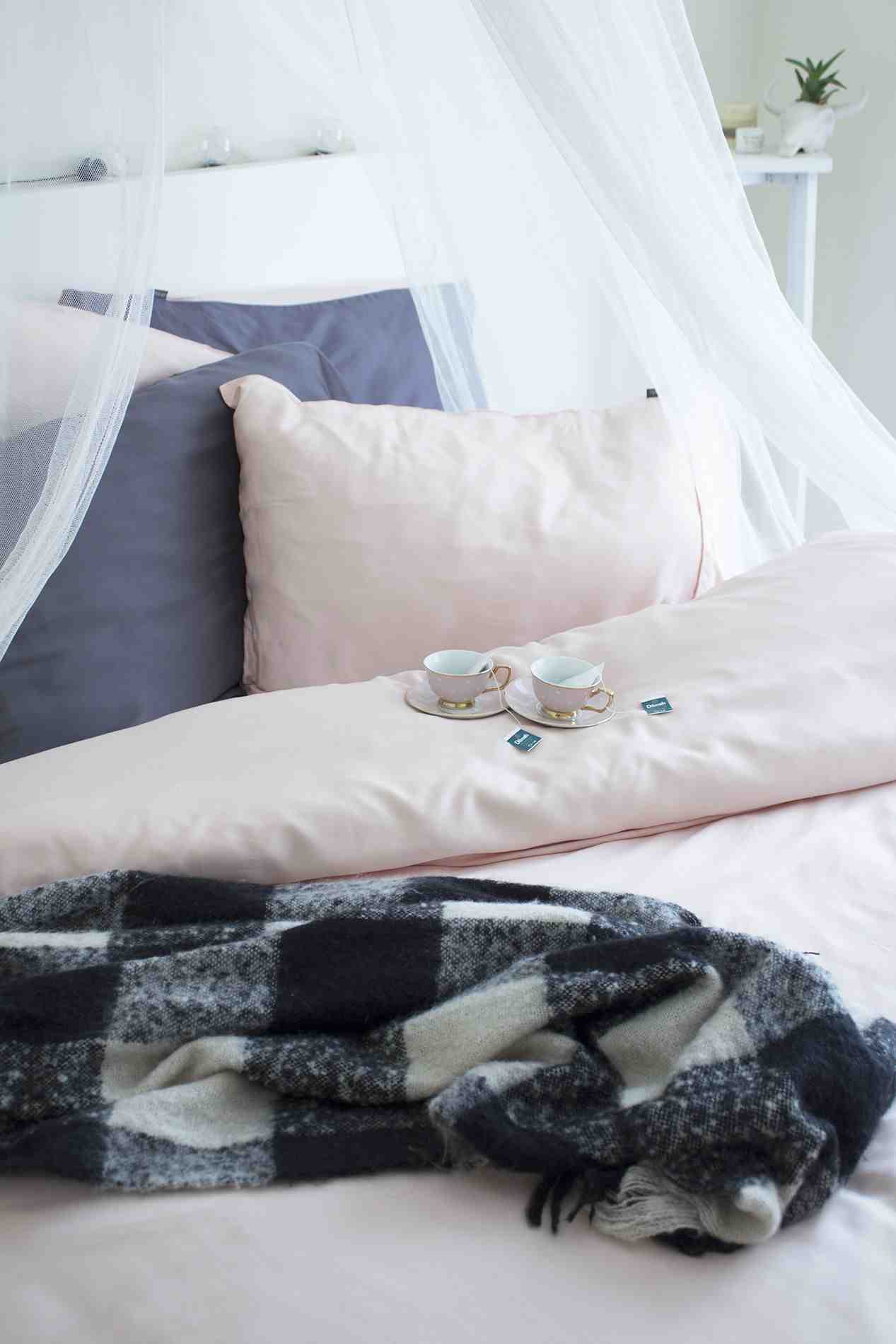 Can mix linen and percale bedding?