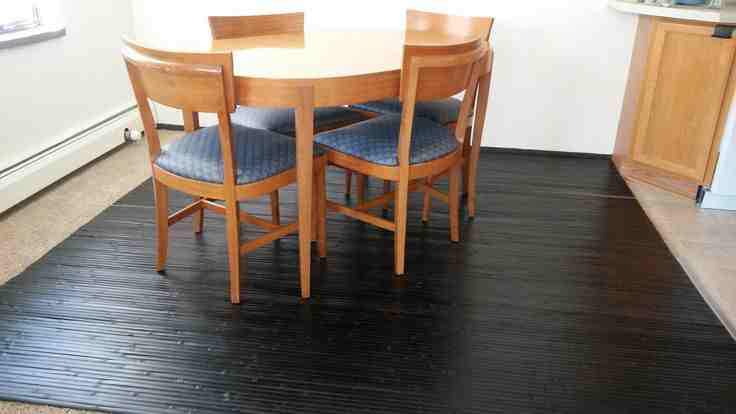 Do rubber backed rugs harm wood floors?