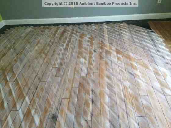 Can you sand and polish bamboo flooring?
