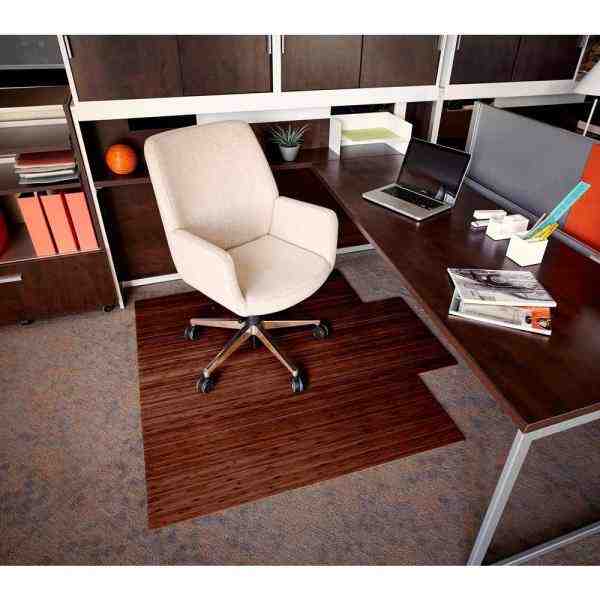 What do you put under office chair on hardwood?