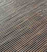 What is the finish on bamboo flooring?