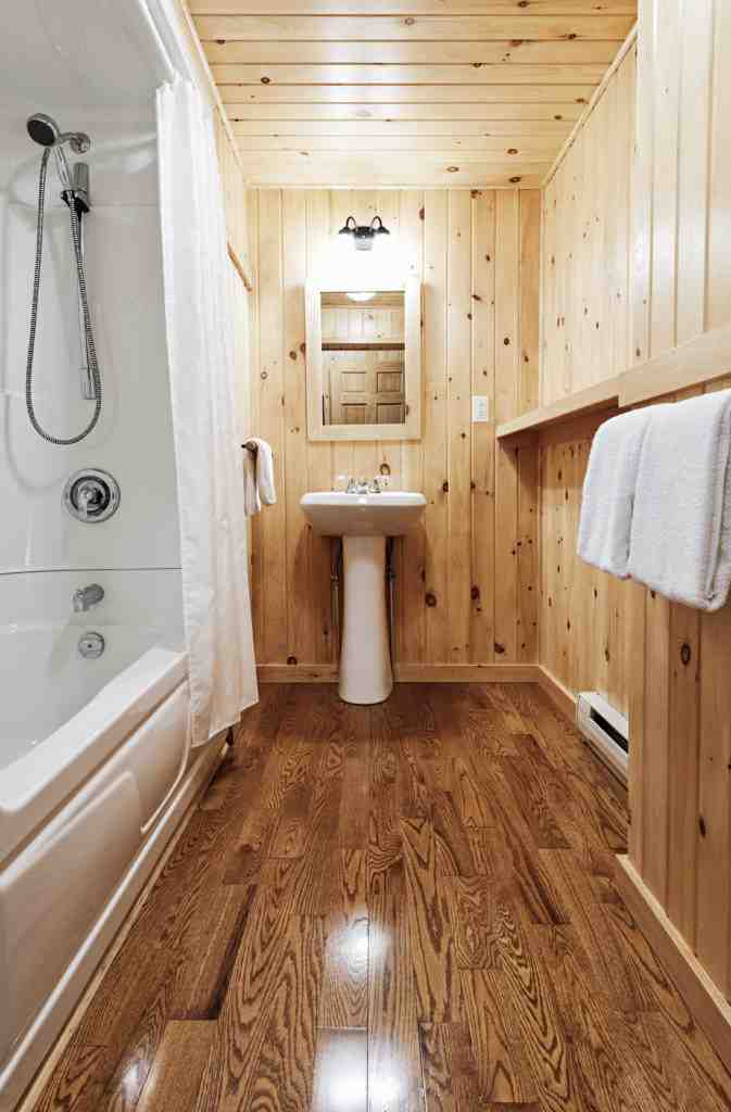 What type of flooring is best for wet areas?