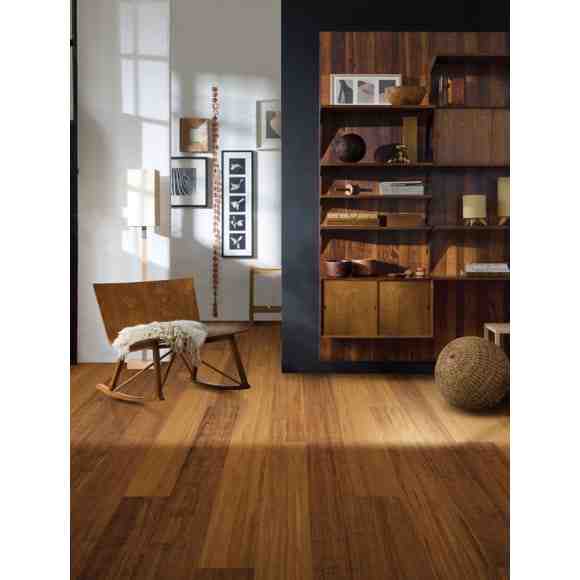 Do you put anything under bamboo flooring?