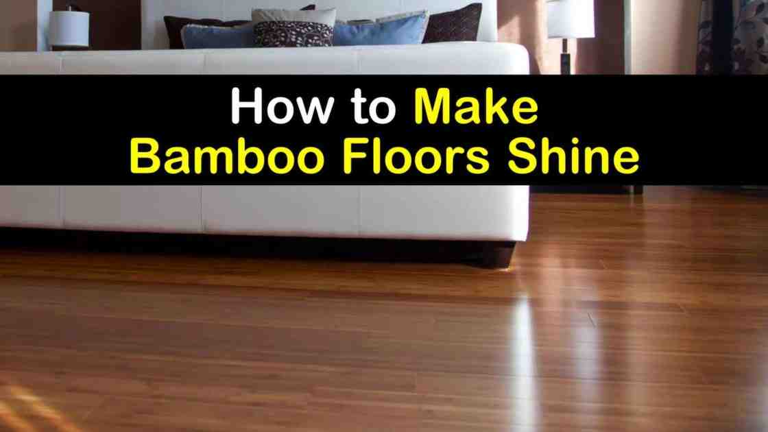 Can you use Bona floor polish on bamboo floors?
